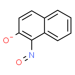 ChemSpider 2D Image | 1-Nitroso-2-naphthalenolate | C10H6NO2