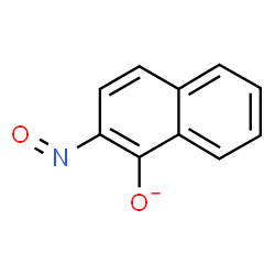 ChemSpider 2D Image | 2-Nitroso-1-naphthalenolate | C10H6NO2