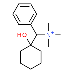 ChemSpider 2D Image | (1-Hydroxycyclohexyl)-N,N,N-trimethylphenylmethanaminium | C16H26NO