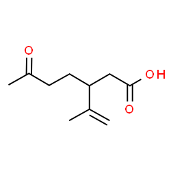 ChemSpider 2D Image | 3-Isopropenyl-6-oxoheptanoic acid | C10H16O3