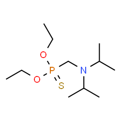 ChemSpider 2D Image | O,O-Diethyl [(diisopropylamino)methyl]phosphonothioate | C11H26NO2PS