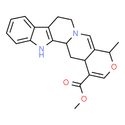 ChemSpider 2D Image | Methyl 19-methyl-16,17,20,21-tetradehydro-18-oxayohimban-16-carboxylate | C21H22N2O3