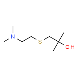 ChemSpider 2D Image | 1-{[2-(Dimethylamino)ethyl]sulfanyl}-2-methyl-2-propanol | C8H19NOS