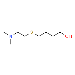 ChemSpider 2D Image | 4-{[2-(Dimethylamino)ethyl]sulfanyl}-1-butanol | C8H19NOS