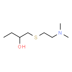 ChemSpider 2D Image | 1-{[2-(Dimethylamino)ethyl]sulfanyl}-2-butanol | C8H19NOS
