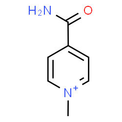 ChemSpider 2D Image | 4-Carbamoyl-1-methylpyridinium | C7H9N2O
