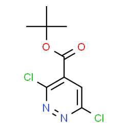 ChemSpider 2D Image | 2-Methyl-2-propanyl 3,6-dichloro-4-pyridazinecarboxylate | C9H10Cl2N2O2