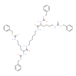 ChemSpider 2D Image | Tetrabenzyl {1,6-hexanediylbis[imino(6-oxo-6,1,5-hexanetriyl)]}tetrakiscarbamate | C50H64N6O10