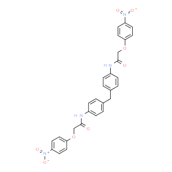 ChemSpider 2D Image | N,N'-(Methylenedi-4,1-phenylene)bis[2-(4-nitrophenoxy)acetamide] | C29H24N4O8