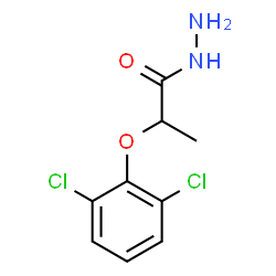 ChemSpider 2D Image | 2-(2,6-Dichlorophenoxy)propanehydrazide | C9H10Cl2N2O2