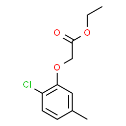 ChemSpider 2D Image | Ethyl (2-chloro-5-methylphenoxy)acetate | C11H13ClO3