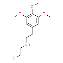 ChemSpider 2D Image | 2-Chloro-N-[2-(3,4,5-trimethoxyphenyl)ethyl]ethanamine | C13H20ClNO3
