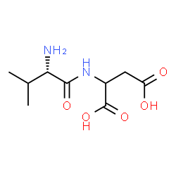 ChemSpider 2D Image | L-Valylaspartic acid | C9H16N2O5