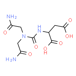 ChemSpider 2D Image | N-[Bis(2-amino-2-oxoethyl)carbamoyl]aspartic acid | C9H14N4O7