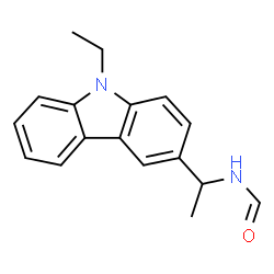 ChemSpider 2D Image | N-[1-(9-Ethyl-9H-carbazol-3-yl)ethyl]formamide | C17H18N2O