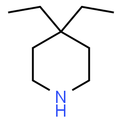 ChemSpider 2D Image | 4,4-DIETHYLPIPERIDINE | C9H19N