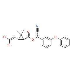 ChemSpider 2D Image | Deltamethrin | C22H19Br2NO3