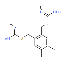 ChemSpider 2D Image | (4,5-Dimethyl-1,2-phenylene)bis(methylene) dicarbamimidothioate | C12H18N4S2