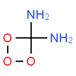 ChemSpider 2D Image | 4,4-Trioxetanediamine | CH4N2O3
