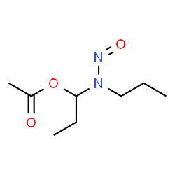 ChemSpider 2D Image | 1-[Nitroso(propyl)amino]propyl acetate | C8H16N2O3