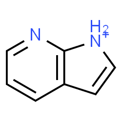 ChemSpider 2D Image | 1H-Pyrrolo[2,3-b]pyridin-1-ium | C7H7N2
