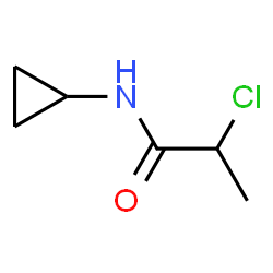 ChemSpider 2D Image | 2-Chloro-N-cyclopropylpropanamide | C6H10ClNO
