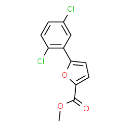 ChemSpider 2D Image | Methyl 5-(2,5-dichlorophenyl)-2-furoate | C12H8Cl2O3