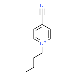 ChemSpider 2D Image | 1-Butyl-4-cyanopyridinium | C10H13N2