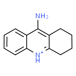 ChemSpider 2D Image | 9-Amino-1,2,3,4-tetrahydroacridinium | C13H14N2