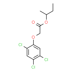 ChemSpider 2D Image | sec-Butyl (2,4,5-trichlorophenoxy)acetate | C12H13Cl3O3