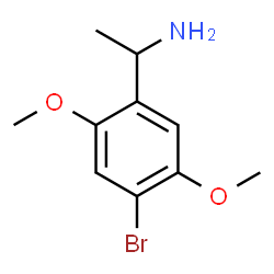ChemSpider 2D Image | 1-(4-Bromo-2,5-dimethoxyphenyl)ethanamine | C10H14BrNO2