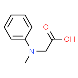 ChemSpider 2D Image | N-Methyl-N-phenylglycine | C9H11NO2