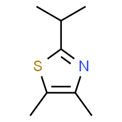 ChemSpider 2D Image | 2-Isopropyl-4,5-dimethylthiazole | C8H13NS