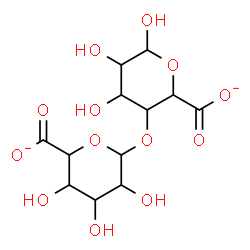 ChemSpider 2D Image | 4-O-Hexopyranuronosylhexopyranuronate | C12H16O13