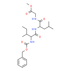 ChemSpider 2D Image | Methyl N-[(benzyloxy)carbonyl]isoleucylleucylglycinate | C23H35N3O6