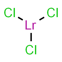 ChemSpider 2D Image | Lawrencium trichloride | Cl3Lr