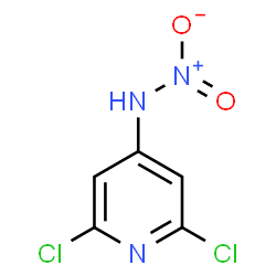ChemSpider 2D Image | 2,6-DICHLORO-4-NITRAMINOPYRIDINE | C5H3Cl2N3O2