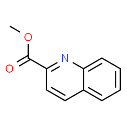 ChemSpider 2D Image | Methyl 2-quinolinecarboxylate | C11H9NO2