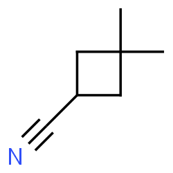 ChemSpider 2D Image | 3,3-Dimethylcyclobutanecarbonitrile | C7H11N