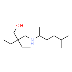 ChemSpider 2D Image | 2-Ethyl-2-{[(5-methyl-2-hexanyl)amino]methyl}-1-butanol | C14H31NO