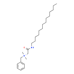 ChemSpider 2D Image | N-Benzyl-N,N-dimethyl-2-oxo-2-(tetradecylamino)ethanaminium | C25H45N2O
