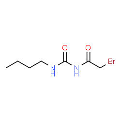 ChemSpider 2D Image | 2-Bromo-N-(butylcarbamoyl)acetamide | C7H13BrN2O2