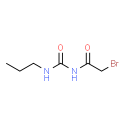 ChemSpider 2D Image | 2-Bromo-N-(propylcarbamoyl)acetamide | C6H11BrN2O2