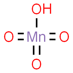ChemSpider 2D Image | Hydroxy(trioxo)manganese | HMnO4
