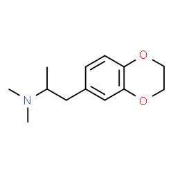 ChemSpider 2D Image | 1-(2,3-Dihydro-1,4-benzodioxin-6-yl)-N,N-dimethyl-2-propanamine | C13H19NO2