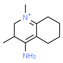 ChemSpider 2D Image | 4-Amino-1,3-dimethyl-2,3,5,6,7,8-hexahydroquinolinium | C11H19N2