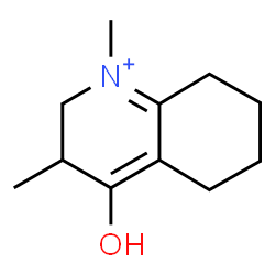 ChemSpider 2D Image | 4-Hydroxy-1,3-dimethyl-2,3,5,6,7,8-hexahydroquinolinium | C11H18NO