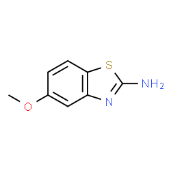 ChemSpider 2D Image | 5-METHOXY-2-BENZOTHIAZOLAMINE | C8H8N2OS
