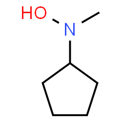 ChemSpider 2D Image | N-Hydroxy-N-methylcyclopentanamine | C6H13NO