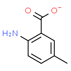 ChemSpider 2D Image | 2-Amino-5-methylbenzoate | C8H8NO2